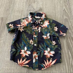 Hawaiian Button Down Shirt Janie and Jack